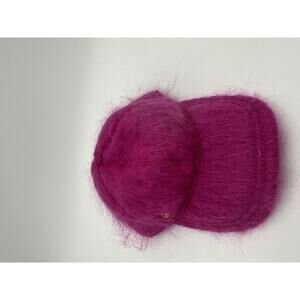 Used Gucci Mohair Baseball Cap - Purple Sz L